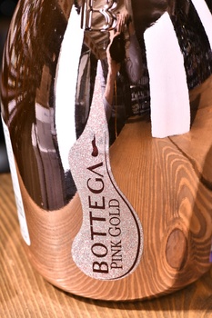 Bottega Pink Gold Prosecco Rose Brut - вино игристое Боттега Пинк Голд Просекко Розе Брют 0.75 л розовое брют