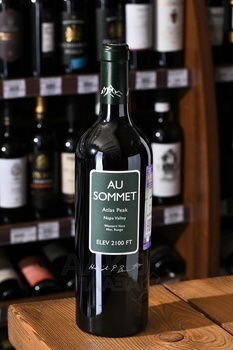 Au Sommet Cabernet Sauvignon - вино О Сомме Каберне Совиньон 2016 год 0.75 л красное сухое