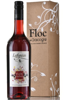 Floc De Gascogne Lafontan - вино ликерное Флок де Гасконь Лафонтан 0.75 л красное в п/у