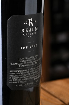 The Bard Realm Cellars - вино Бард Риалм Селларс 2019 год 0.75 л красное сухое