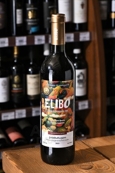 Elibo Kindzmarauli - вино Элибо Киндзмараули 0.75 л красное полусладкое