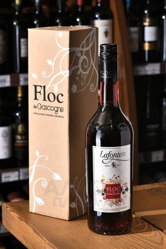 Floc De Gascogne Lafontan - вино ликерное Флок де Гасконь Лафонтан 0.75 л красное в п/у