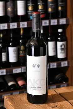 Вино Вечерница Вторая Линия 0.75 л красное сухое