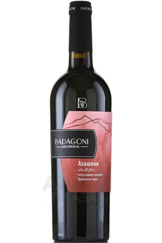Badagoni Akhasheni - вино Бадагони Ахашени 0.75 л красное полусладкое