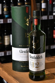 Glenfiddich 12 years old - виски Гленфиддик 12 лет 0.7 л в тубе