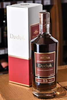 Duduk 15 years - армянский коньяк Дудук 15 лет 0.5 л