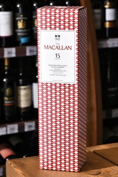 Macallan Double Cask Matured 15 years old gift box - виски Макаллан Дабл Мейчурд 15 лет 0.7 л в п/у
