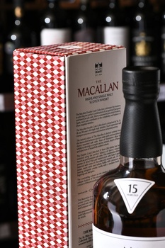 Macallan Double Cask Matured 15 years old gift box - виски Макаллан Дабл Мейчурд 15 лет 0.7 л в п/у