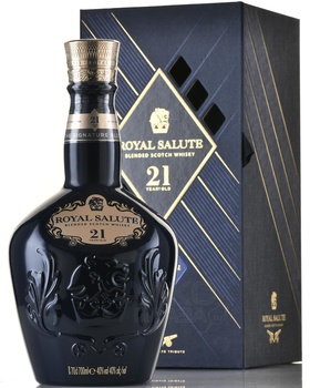 Chivas Regal The Sapphire Flagon Royal Salute - виски Чивас Ригал де Сапфир Флэгон Роял Сэлют 0.7 л
