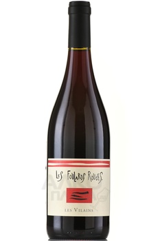 Les Foulards Rouges Les Vilains - вино Ле Фуляр Руж Ле Вилен 0.75 л красное сухое