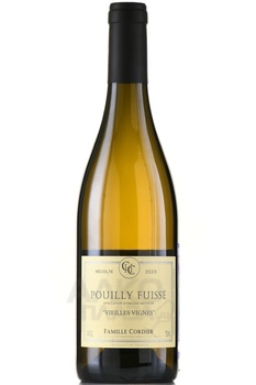 Famille Cordier Pouilly Fuisse Vieilles Vignes - вино Фамий Кордье Вьей Винь Пуйи Фюиссе 0.75 л белое сухое