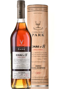 Chai №8 Petite Champagne Single Barrel 21 years old - коньяк Ше N°8 Пти Шампань Сингл Баррел 21 год 0.7 л