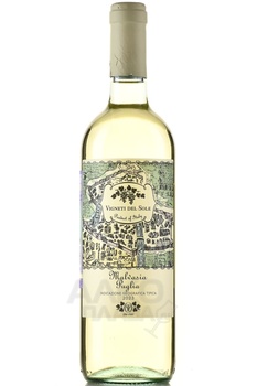 Vigneti del Sole Malvasia, Puglia IGT - вино Виньети дель Соле Мальвазия Пулия 0.75 л белое полусухое