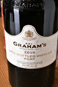 Porto Grahams Late Bottled Vintage - портвейн Лейт Ботлд Винтаж 0.75 л в тубе