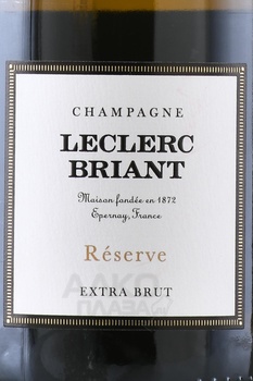 Leclerc Briant Reserve - шампанское Леклер Бриант Резерв 0.75 л белое экстра брют