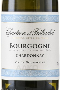 Chartron et Trebuchet Bourgogne Chardonnay - вино Шартрон э Требюше Бургонь Шардоне 0.375 л белое сухое