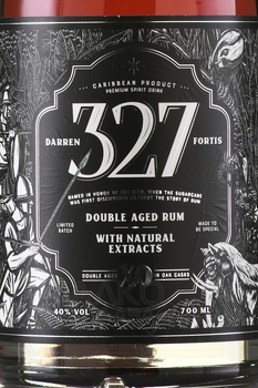 327 Rum XO - ром 327 ХО 0.7 л в тубе