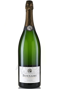 Bonnaire Terroirs Grand Cru Blanc de Blancs - шампанское Боннэр Терруар Гран Крю Блан де Блан 3 л белое экстра брют в д/у