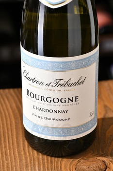 Chartron et Trebuchet Bourgogne Chardonnay - вино Шартрон э Требюше Бургонь Шардоне 0.375 л белое сухое
