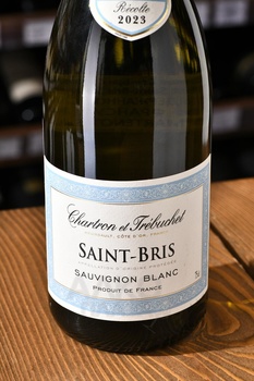 Chartron et Trebuchet Saint-Bris Sauvignon Blanc - вино Шартрон э Требюше Сен-Бри Совиньон Блан 0.75 л белое сухое