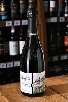 A. Bergere Blanc de Blancs Nature Terres Blanches - шампанское А.Бержер Блан де Блан Натюр Терр Бланш 0.75 л белое брют натюр