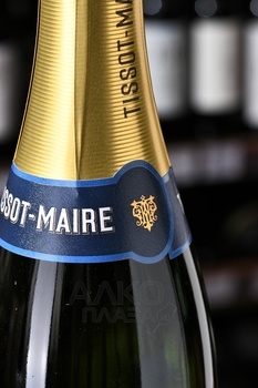 Tissot-Maire Cremant du Jura Blanc de Noirs Brut - вино игристое Тиссо-Мэр Креман дю Жура Блан де Нуар Брют 0.75 л белое брют