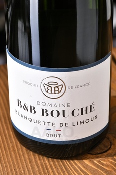 Domaine B&B Bouche Blanquette de Limoux Brut - вино игристое Домэн Б энд Б Буше Бланкет де Лиму Брют 0.75 л белое брют