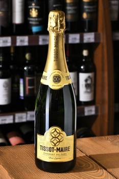 Tissot-Maire Cremant du Jura Brut Lapiaz - вино игристое Тиссо-Мэр Креман дю Жура Брют Лапья 0.75 л белое брют