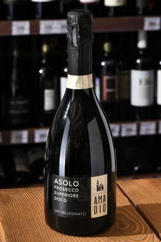 Tenuta Amadio Asolo Prosecco Millesimato DOCG - вино игристое Тенута Амадио Асоло Просекко Миллезимато ДОКГ 0.75 л белое сухое