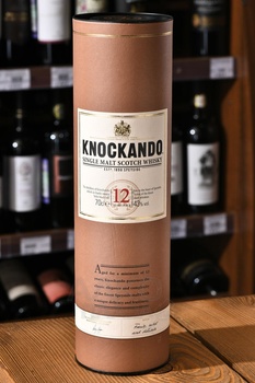 Knockando 12 Years Old - виски Нокэнду выдержка 12 лет 0.7 л в тубе