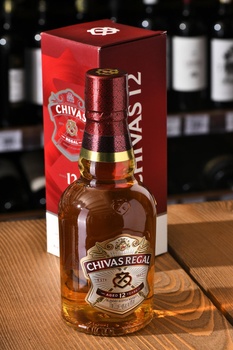 Chivas Regal 12 Years Old - виски Чивас Ригал 12 лет 0.375 л в п/у