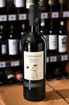 Cantonovo Primitivo - вино Кантоново Примитиво 0.75 л красное сухое
