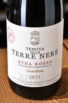 Terre Nere Etna Rosso Guardiola DOC - вино Терре Нере Этна Россо Гурдиола ДОК 0.75 л красное сухое