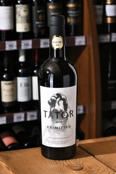 TATOR Primitivo I.G.P. - вино Татор Примитиво ИГП 0.75 л красное полусухое