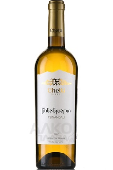 Tsinandali Chelti - вино Цинандали Челти 0.75 л белое сухое