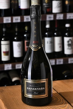 Balaklava Chardonnay - вино игристое Балаклава Шардоне 0.75 л белое сухое