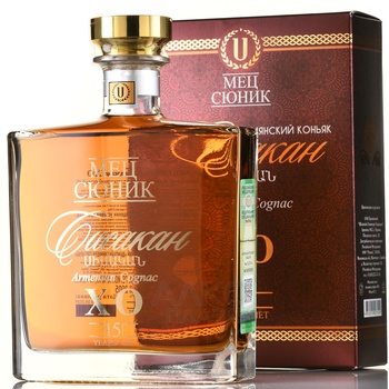 Коньяк КС Мец Сюник Сисакан ХО 15 лет 0.7 л в п/у