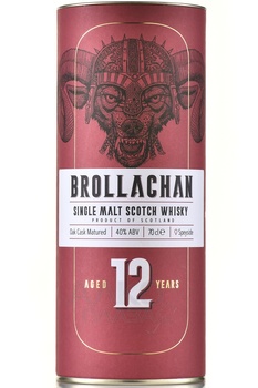 Brollachan Aged 12 Years - виски Броллахан 12 лет 0.7 л в тубе