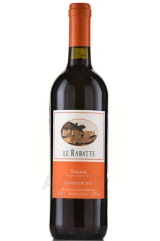 Sangiovese Le Rabatte - вино Санджовезе Ле Рабатте 0.75 л красное сухое
