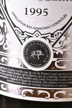 Armagnac Saint Aubin 1995 - арманьяк Сент Обен 1995 год 0.7 л в тубе