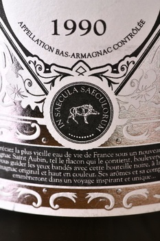 Armagnac Saint Aubin 1990 - арманьяк Сент Обен 1990 год 0.7 л в тубе