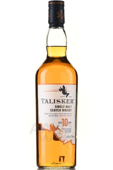 Talisker 10 Years Old - виски Талискер 10 лет 0.7 л в п/у + стакан