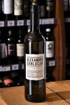 Alexandro Sanlucar Manzanilla - херес Алехандро Санлукар Мансанилья 0.75 л