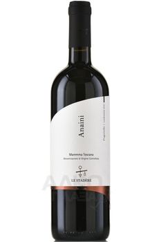Le Stadere Anaini Pugnitello Maremma Toscana - вино Ле Стадэре Анаини Маремма Тоскана Пуньителло 0.75 л красное сухое
