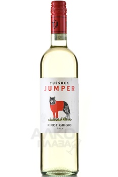 Tussock Jumper Pinot Grigio - вино Тассок Джампер Пино Гриджо 0.75 л белое сухое