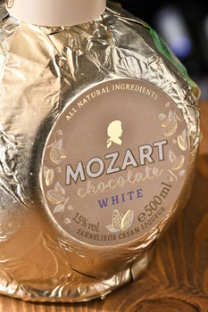 Mozart White Chocolate Vanilla Cream - ликер Моцарт Ванильный с белым шоколадом 0.5 л