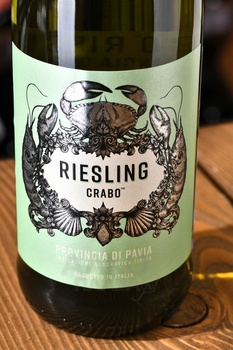 Crabo Riesling - вино Крабо Рислинг 0.75 л белое полусухое