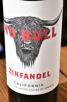 No Bull Zinfandel - вино Ноу Булл Зинфандель 2021 год 0.75 л красное сухое