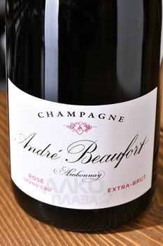 Andre Beaufort Ambonnay Rose Gran Cru - шампанское Андре Бофор Амбонэ Розе Гран Крю 0.75 л розовое экстра брют