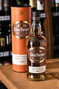 Single Malt Glen Turner Sherry Cask Finish - виски Сингл Молт Глен Тёрнер Шерри Каск Финиш 0.7 л в тубе